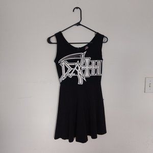 Death Logo Babydoll Dress